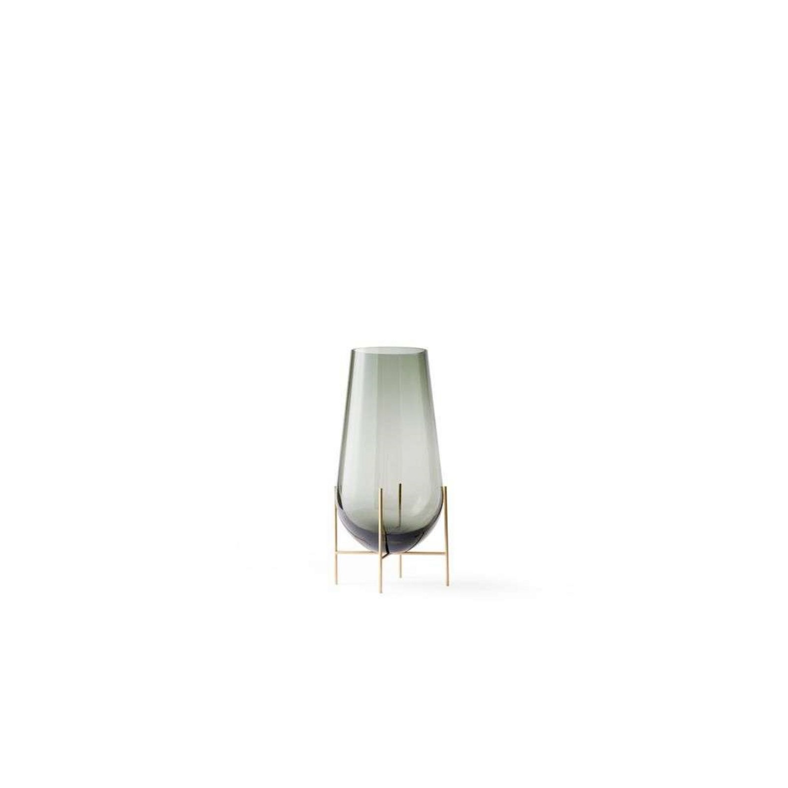 Echasse Jarra Small Smoke/Brushed Brass - Audo Copenhagen