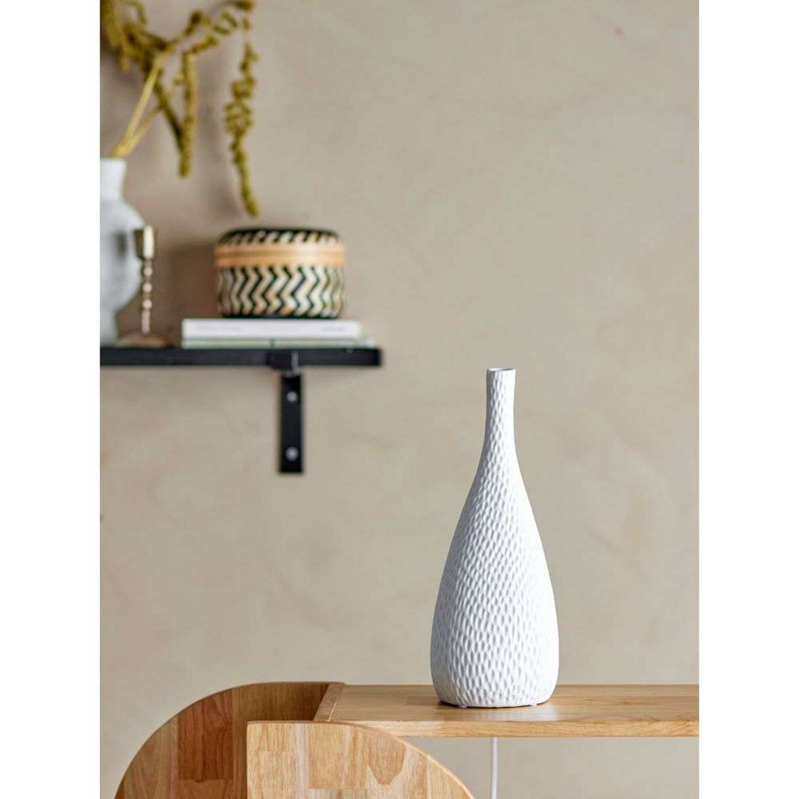 Pela Table Lamp White - Bloomingville