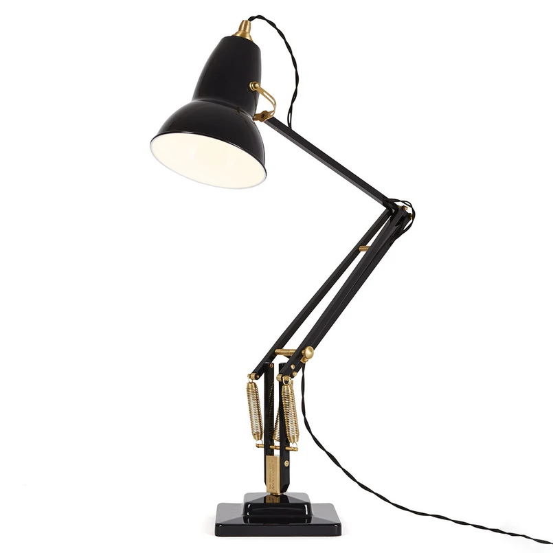 Anglepoise – Original 1227 Brass Schreibtischlampe Jet Black