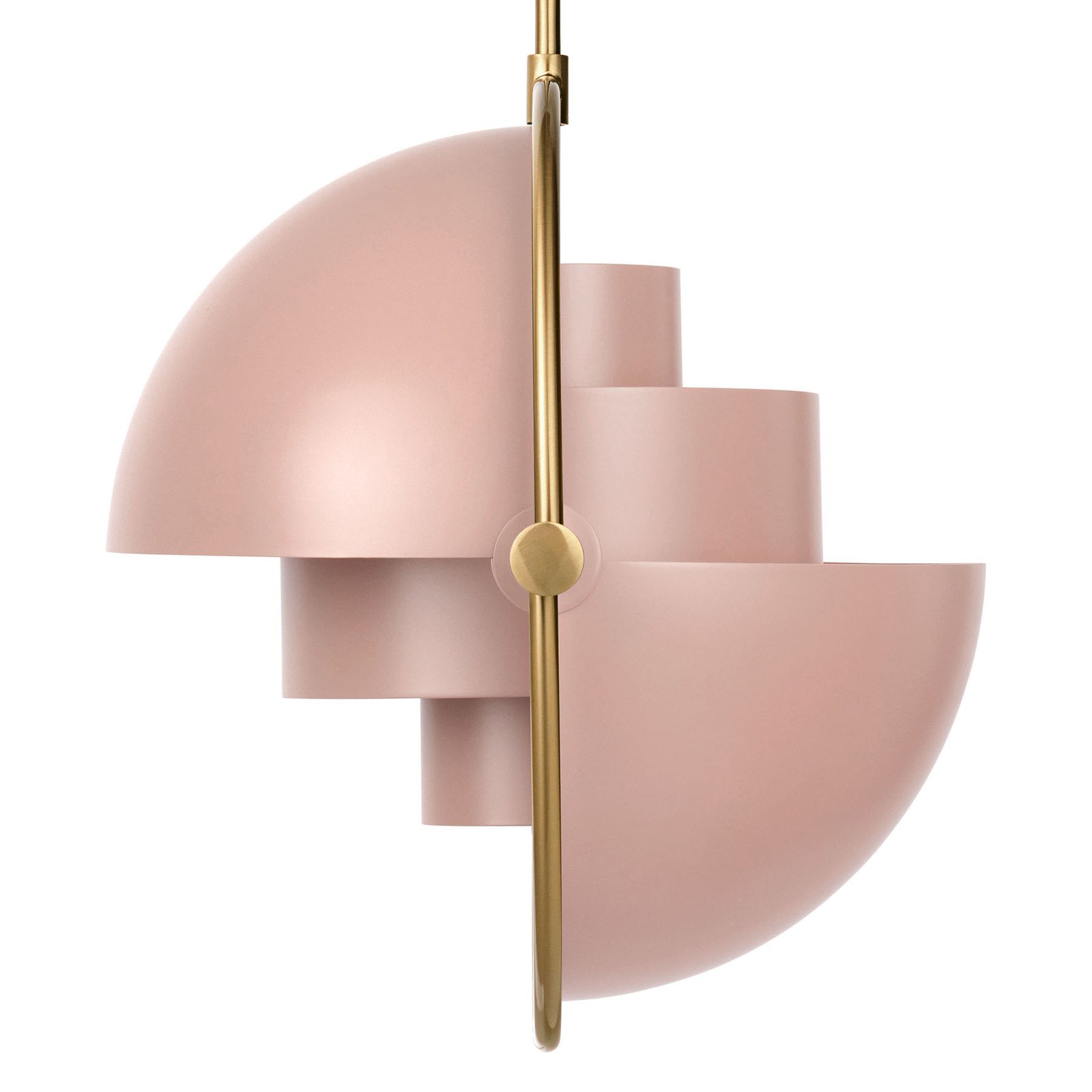 Multi-Lite Závěsné Světlo Ø36 Brass/Rose Dust - GUBI