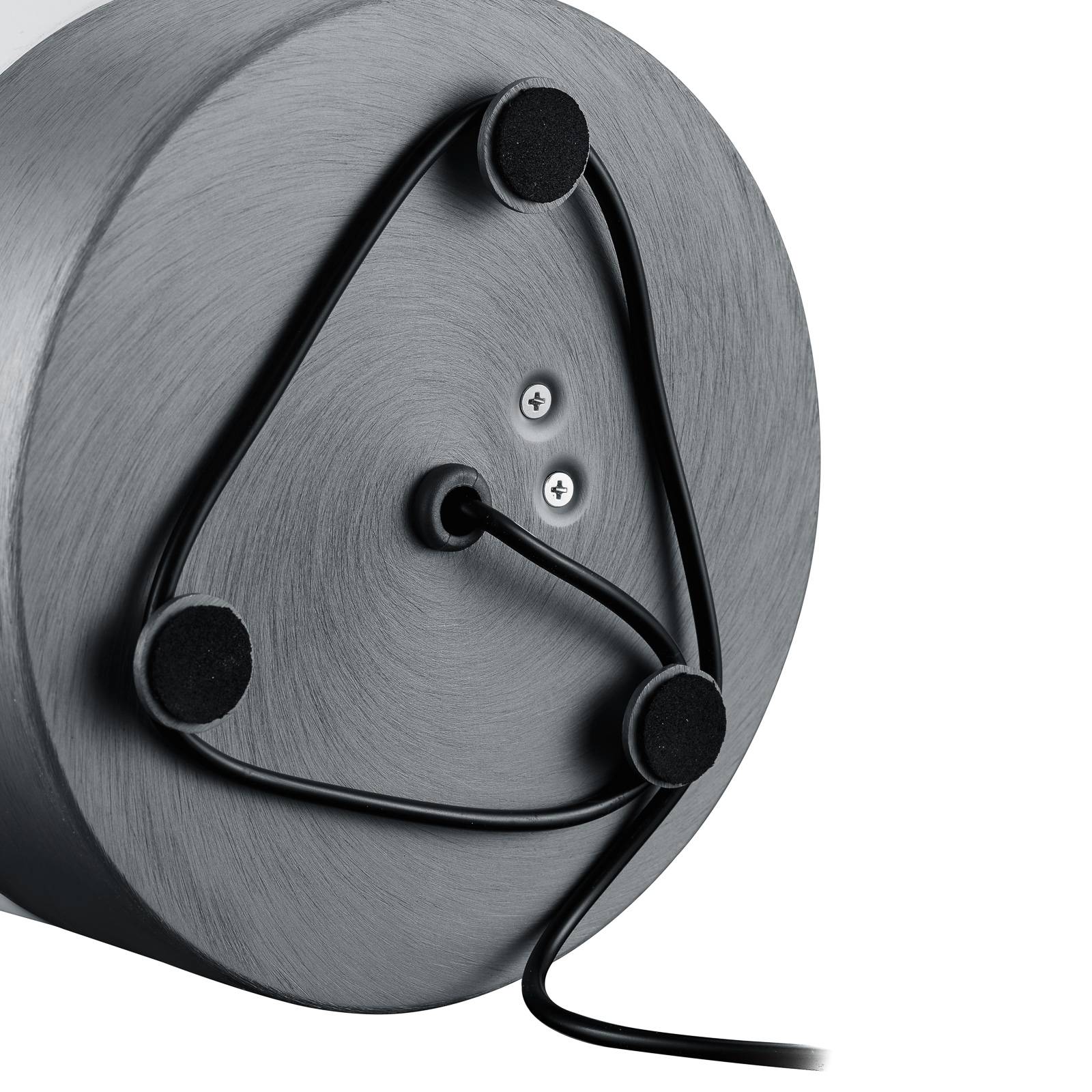 BANKAMP Button LED table lamp 11 cm anthracite, for Living / Dining Room, metal, glass, 16 W, energy efficiency: A+, H: 11 cm