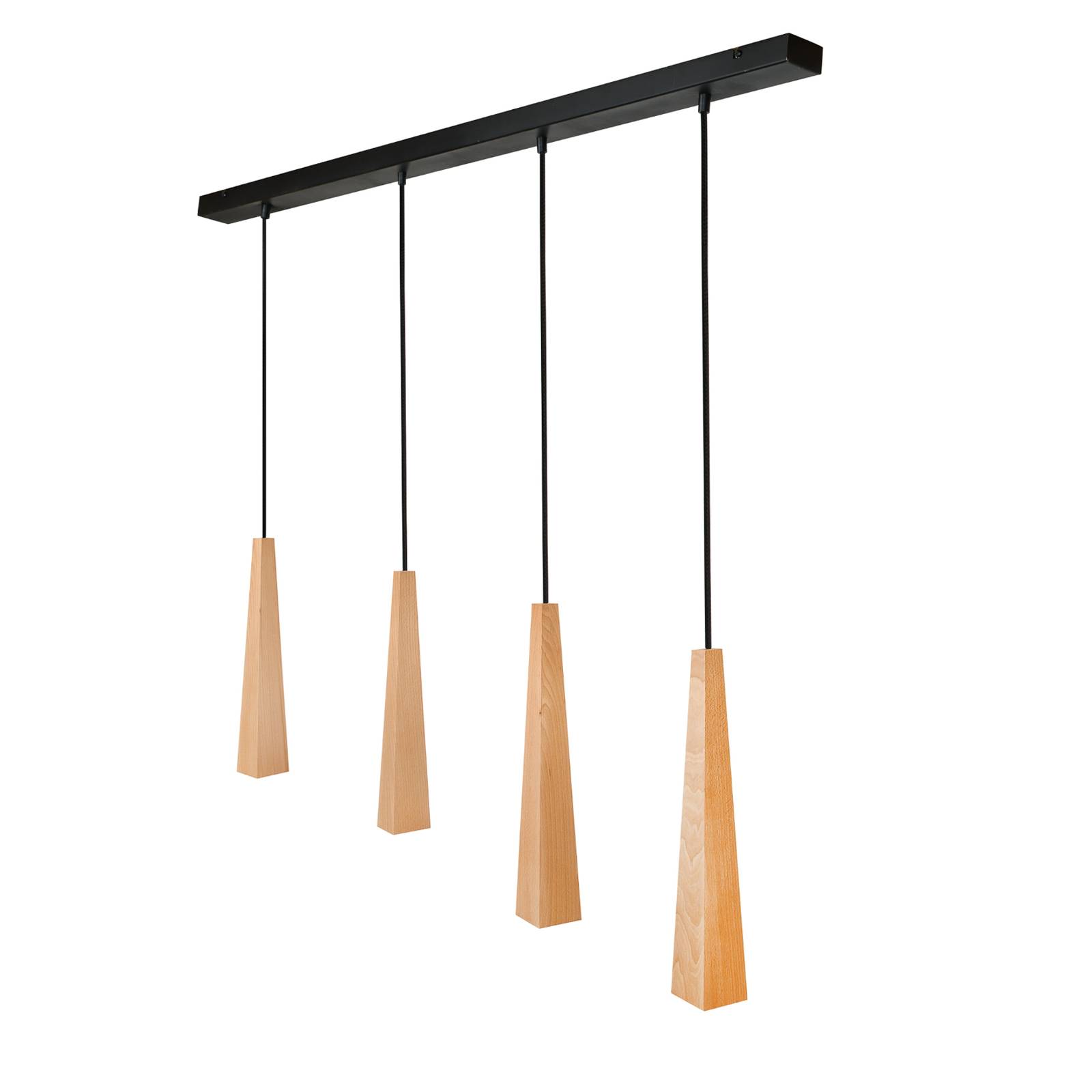 Envostar Wooden Pendant Light - Living / Dining Room - Hanging Light - dimmable - Modern - Brown