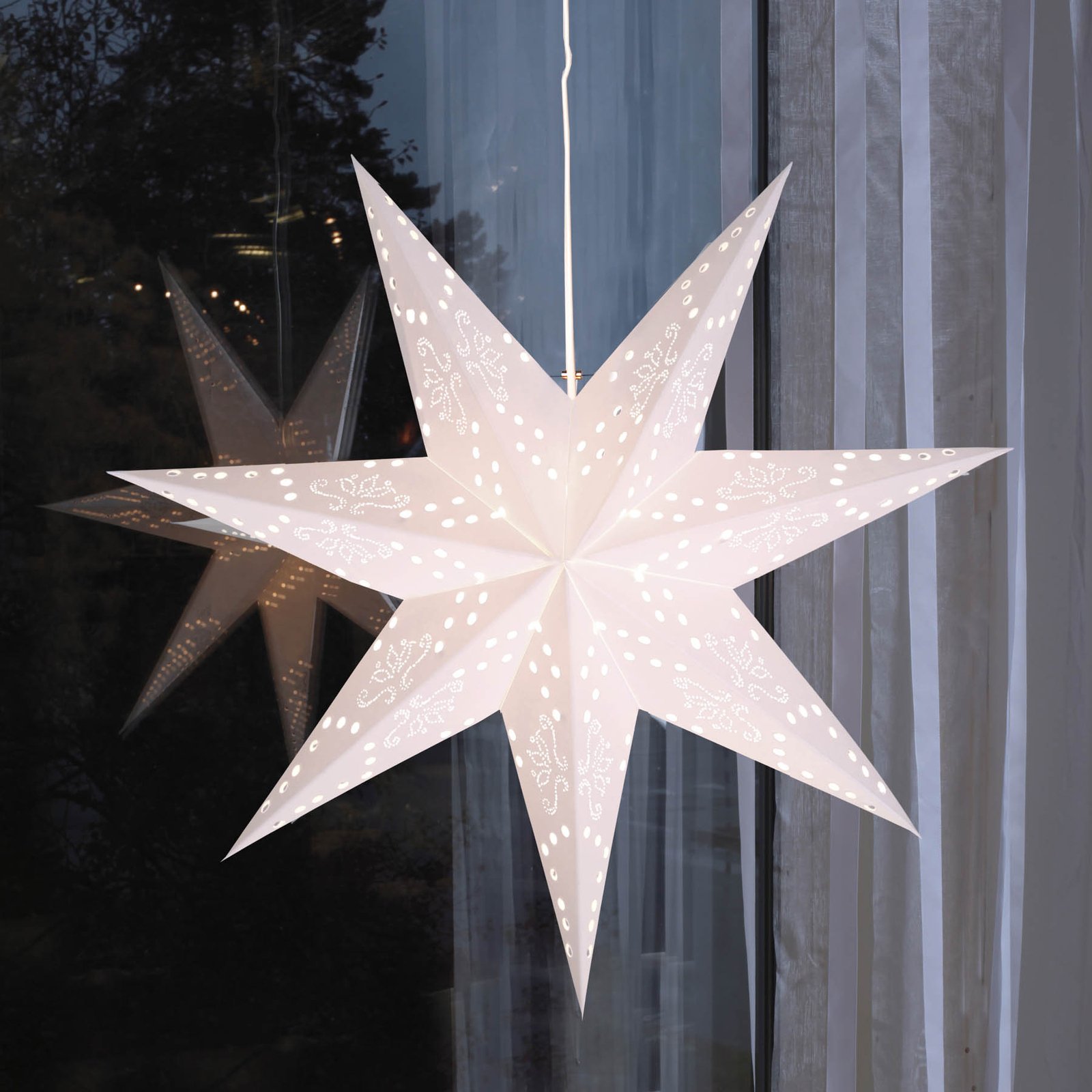 Wisząca papierowa gwiazda ROMANTIC STAR