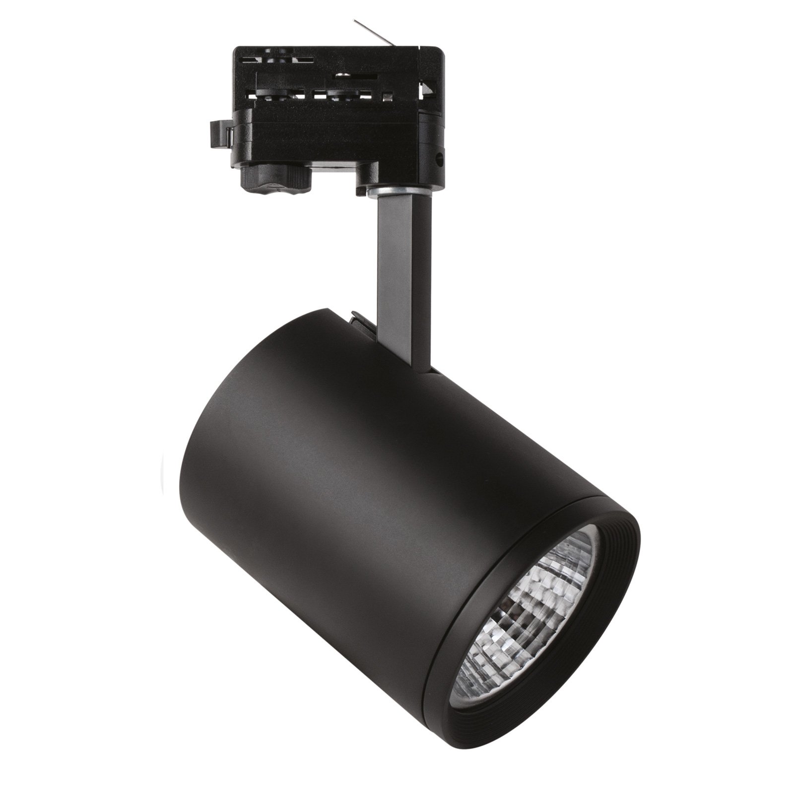 Megaman LED spotlight Marco for 3-circuit black 4,000 K, for Living / Dining Room, die-cast aluminium, 37 W, energy efficiency: A++, H: 24.8 cm