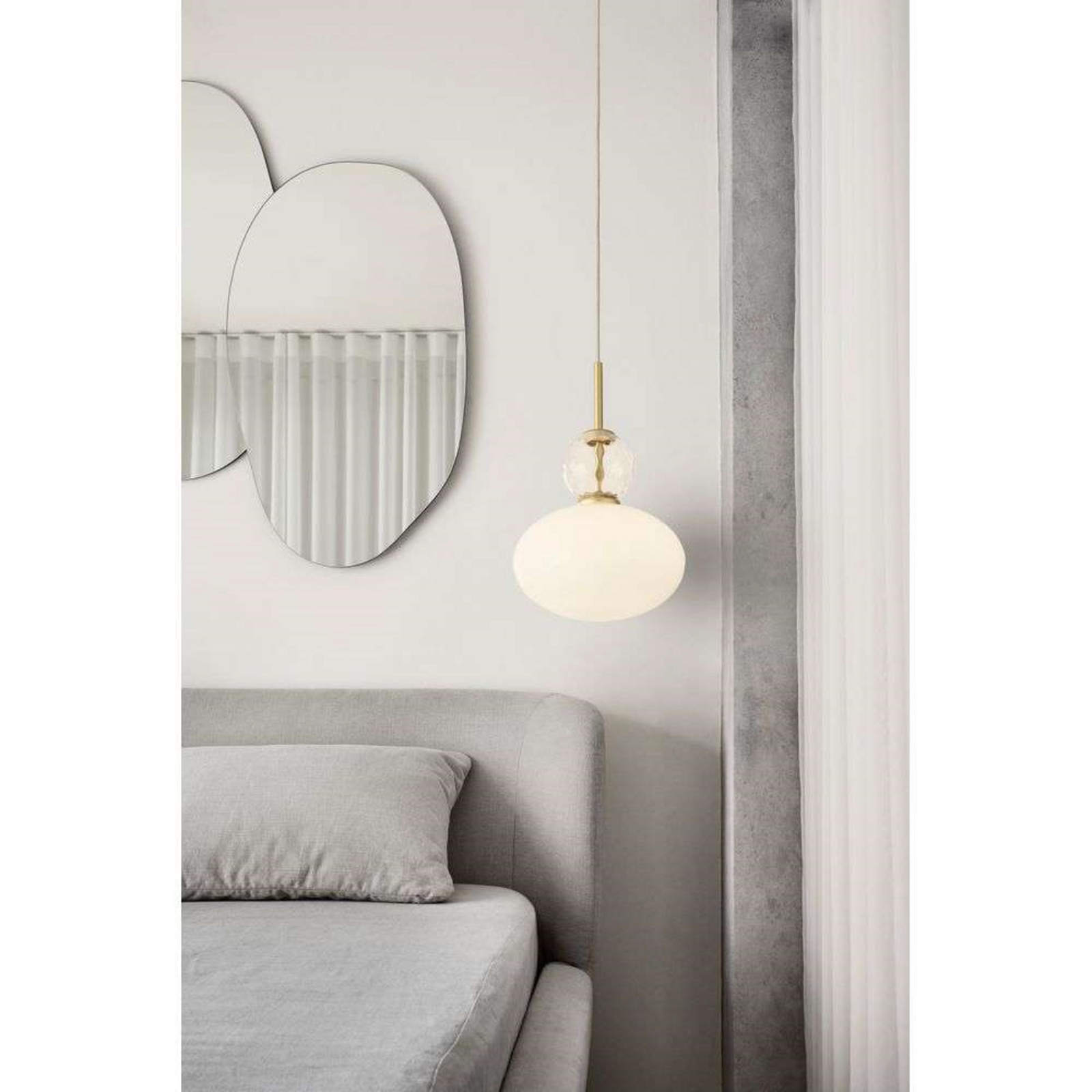 Rizzatto 32 Pendant Opal/Satin Brass - Nuura