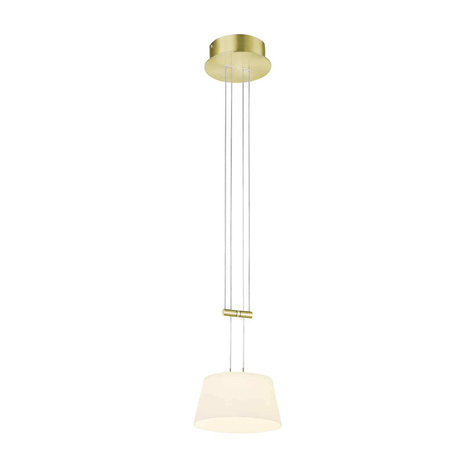 BANKAMP Lampada a sospensione a 1 luce Conus LED, ottone
