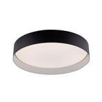 LED lubinis šviestuvas „TAVOLI“, juodos spalvos, skersmuo 39 cm, metalas, CCT,