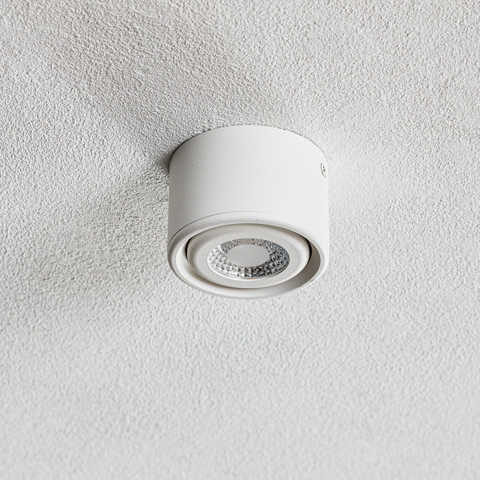 Foco LED de techo Anzio con cabezal orientable bla