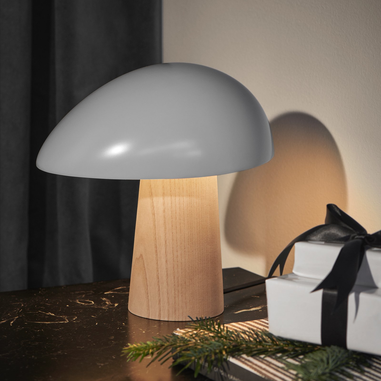 Night Owl Table Lamp Matte Smokey White/Ash - Fritz Hansen