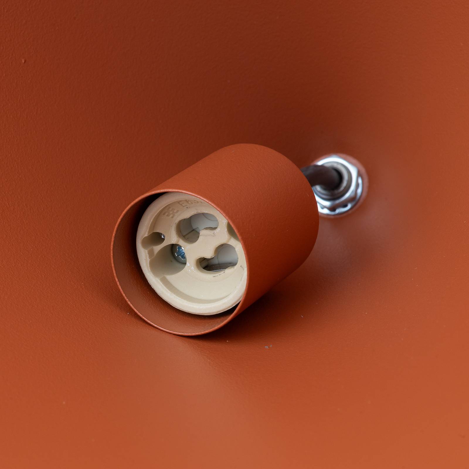 Żyrandol ZENITH, terakota, Ø 11 cm, metal, GU10