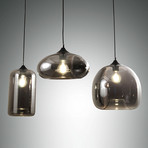 Pendelleuchte Fiona, 3-flammig, Glas