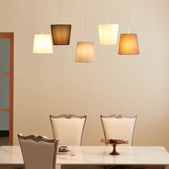 Lucande Thamila závesná lampa, viacfarebná, hliník