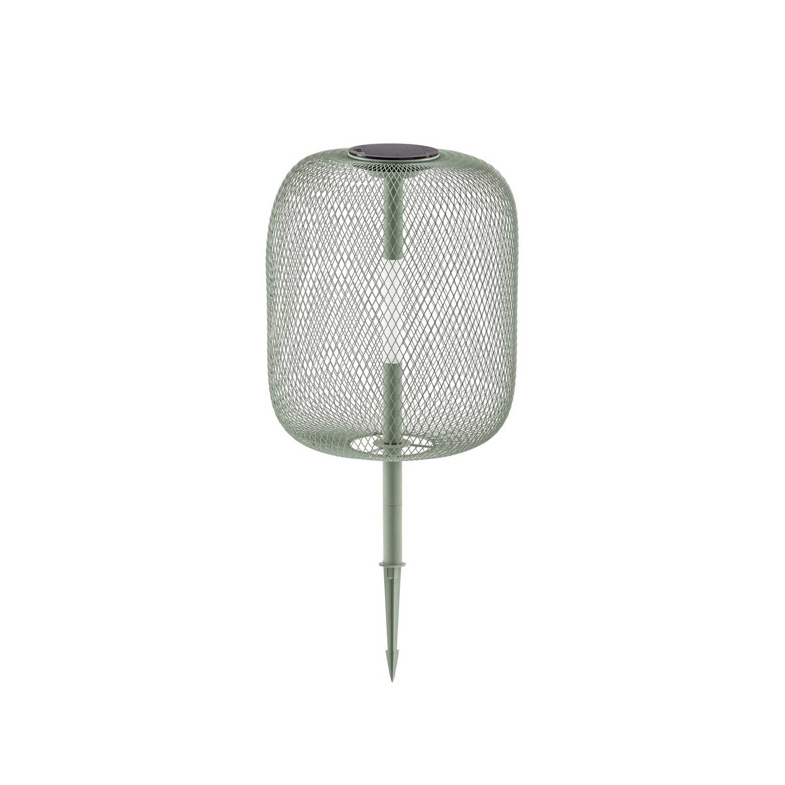 Lampa ogrodowa LED z panelem słonecznym Faylen, kolor szałwiowy, IP65 – Lucande