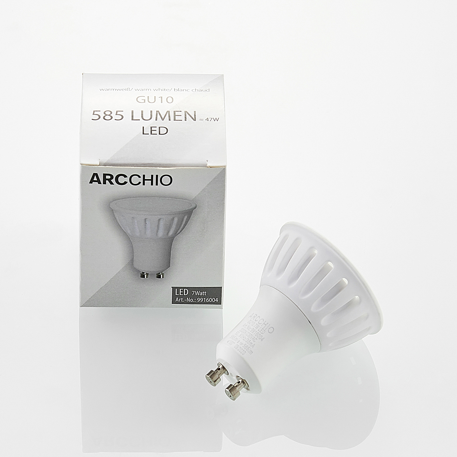 Arcchio reflectora LED GU10 100° 7W 3.000K dim