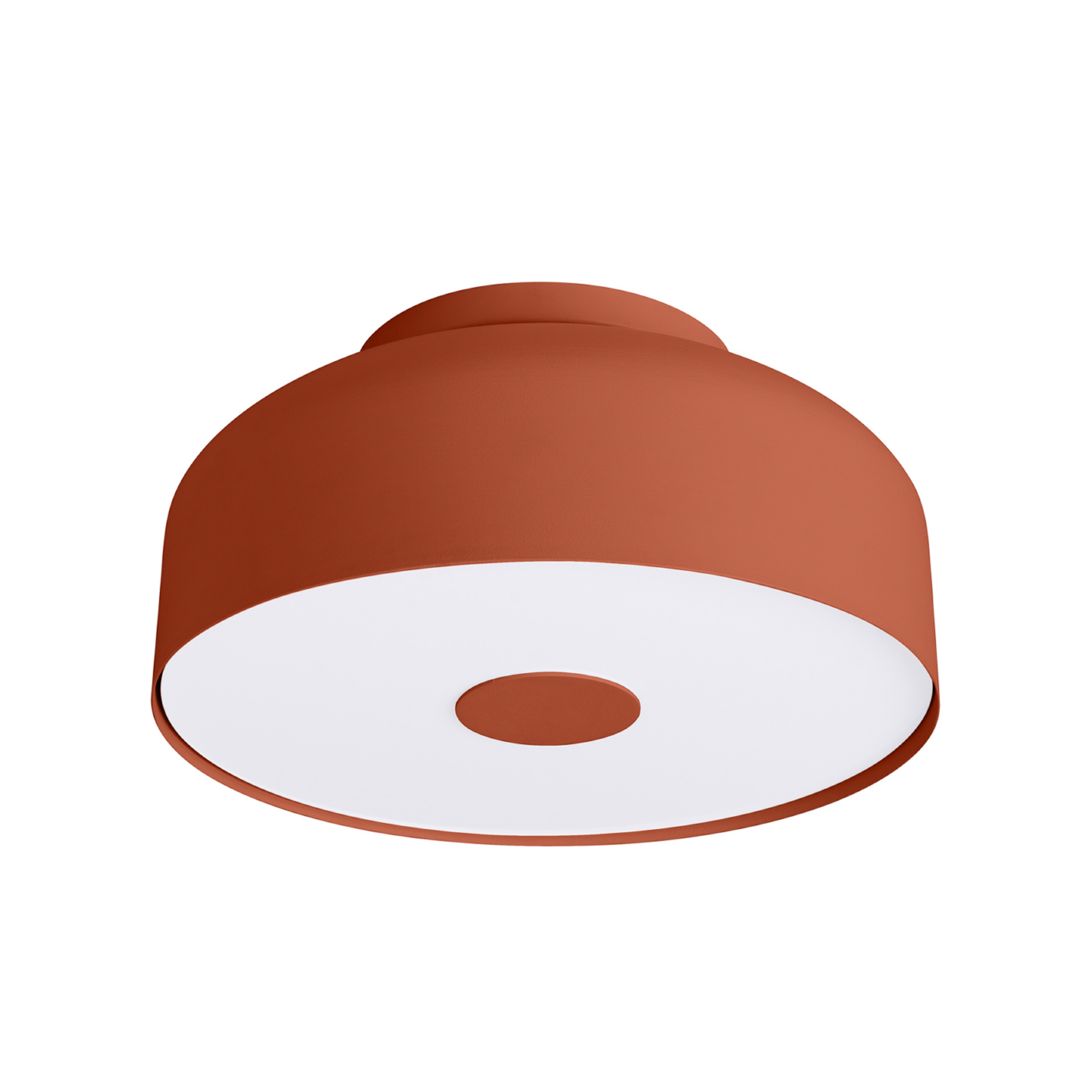 CLARO ceiling lamp, ochre, Ø 30 cm, metal, 4 x E27 - SOLLUX