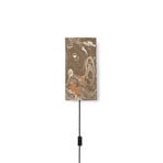 Argilla Candeeiro de Parede Rectangular Marble Mocha - Ferm Living