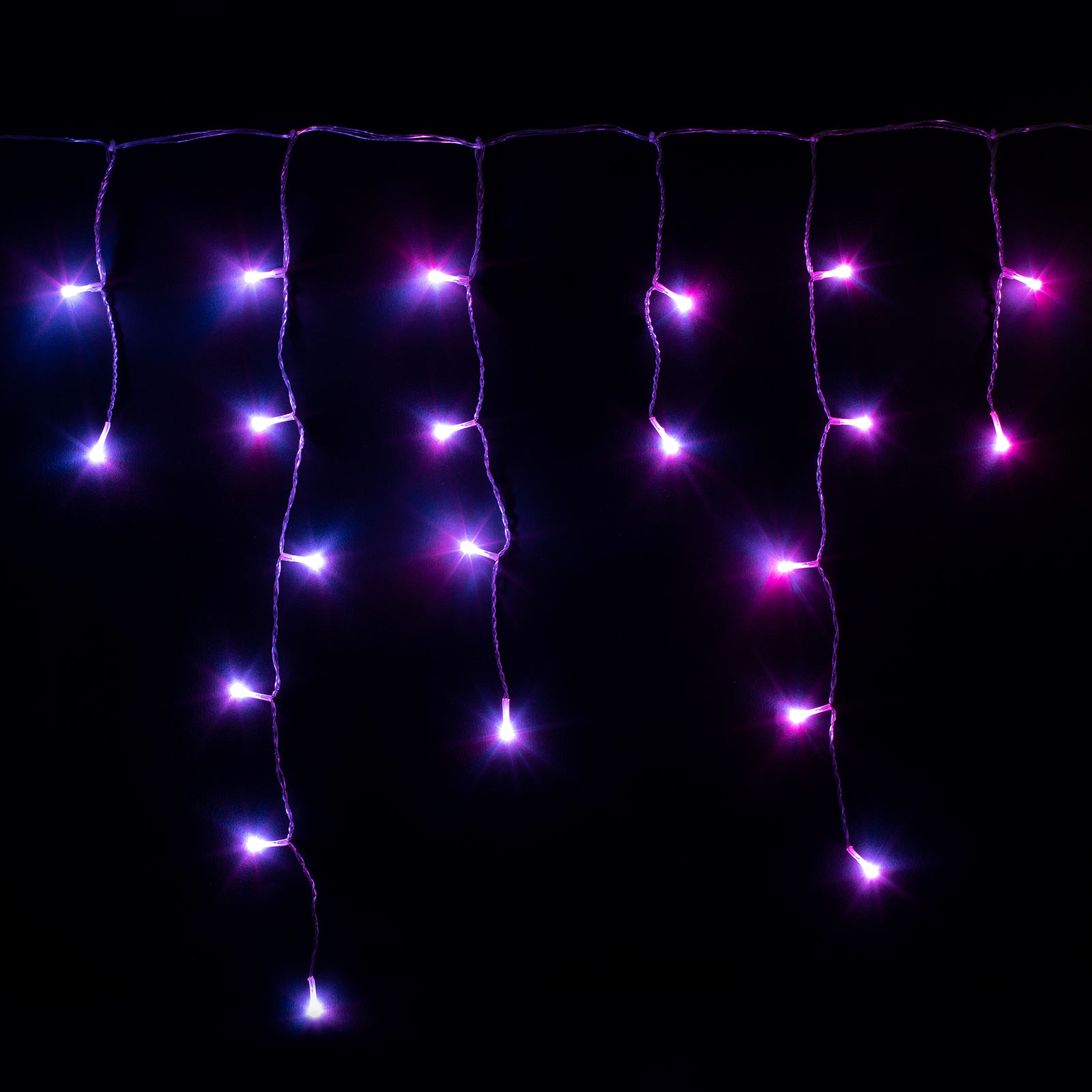 Twinkly Icicle LED curtain light RGB, 190 LEDs