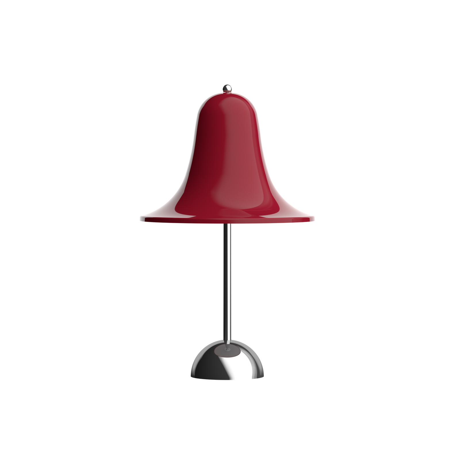 Candeeiro de mesa recarregável Pantop vermelho cereja - VERPAN
