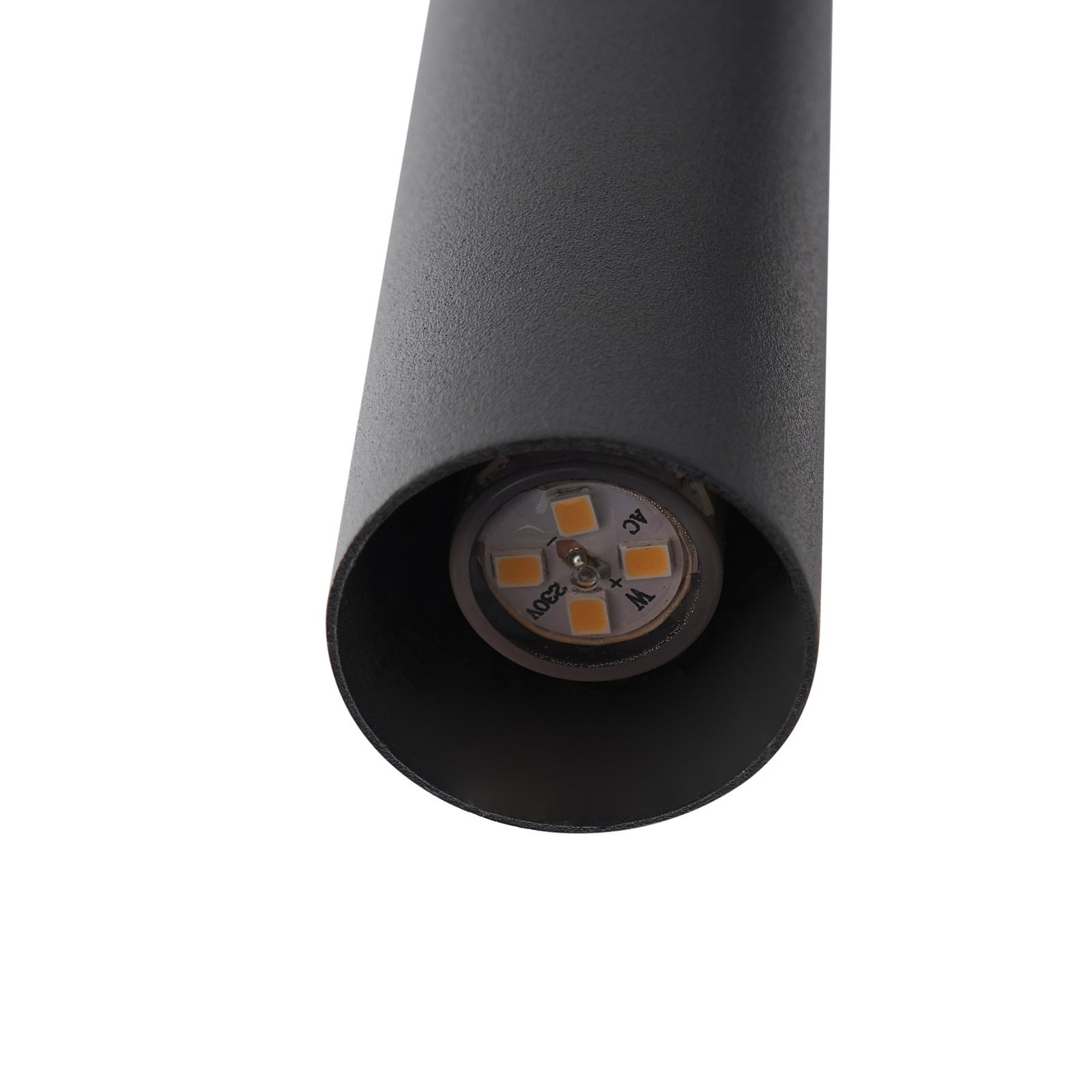 Lámpara colgante Lumavia, negro/transparente, G9, cristal, 12 luces - Lucande Lámpara colgante Lumavia, negro/transparente, G9, cristal, 12 luces - Lucande