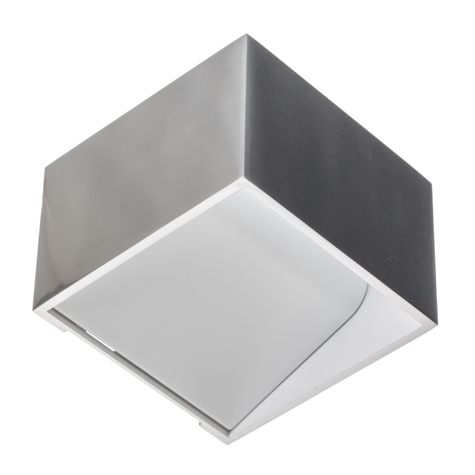 SLV LED wandlamp Logs In, aluminium, breedte 10 cm