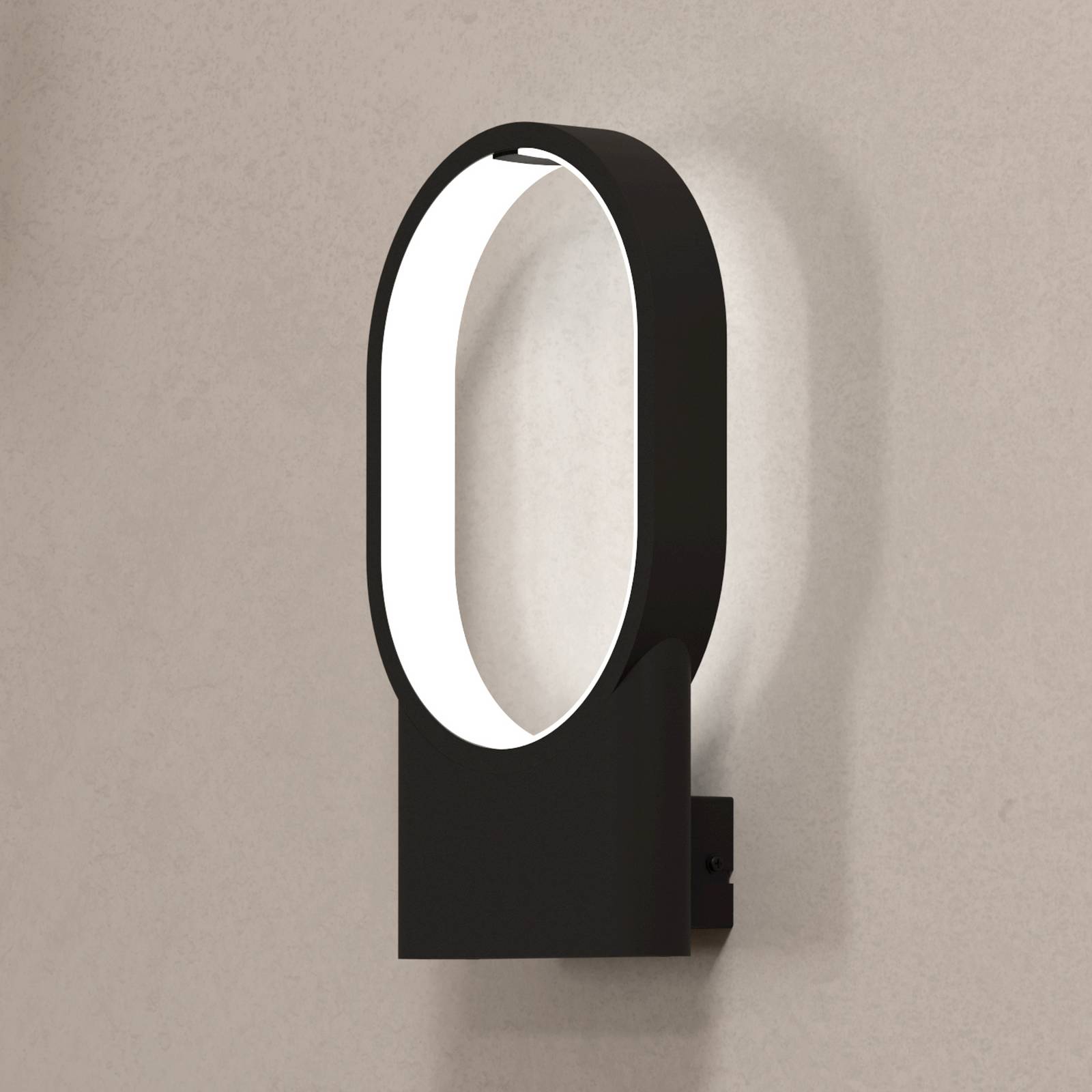 LED-Wandleuchte Codriales in Schwarz günstig online kaufen