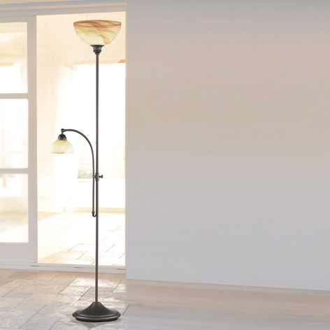 Standleuchte Lacchino mit Fußdimmer