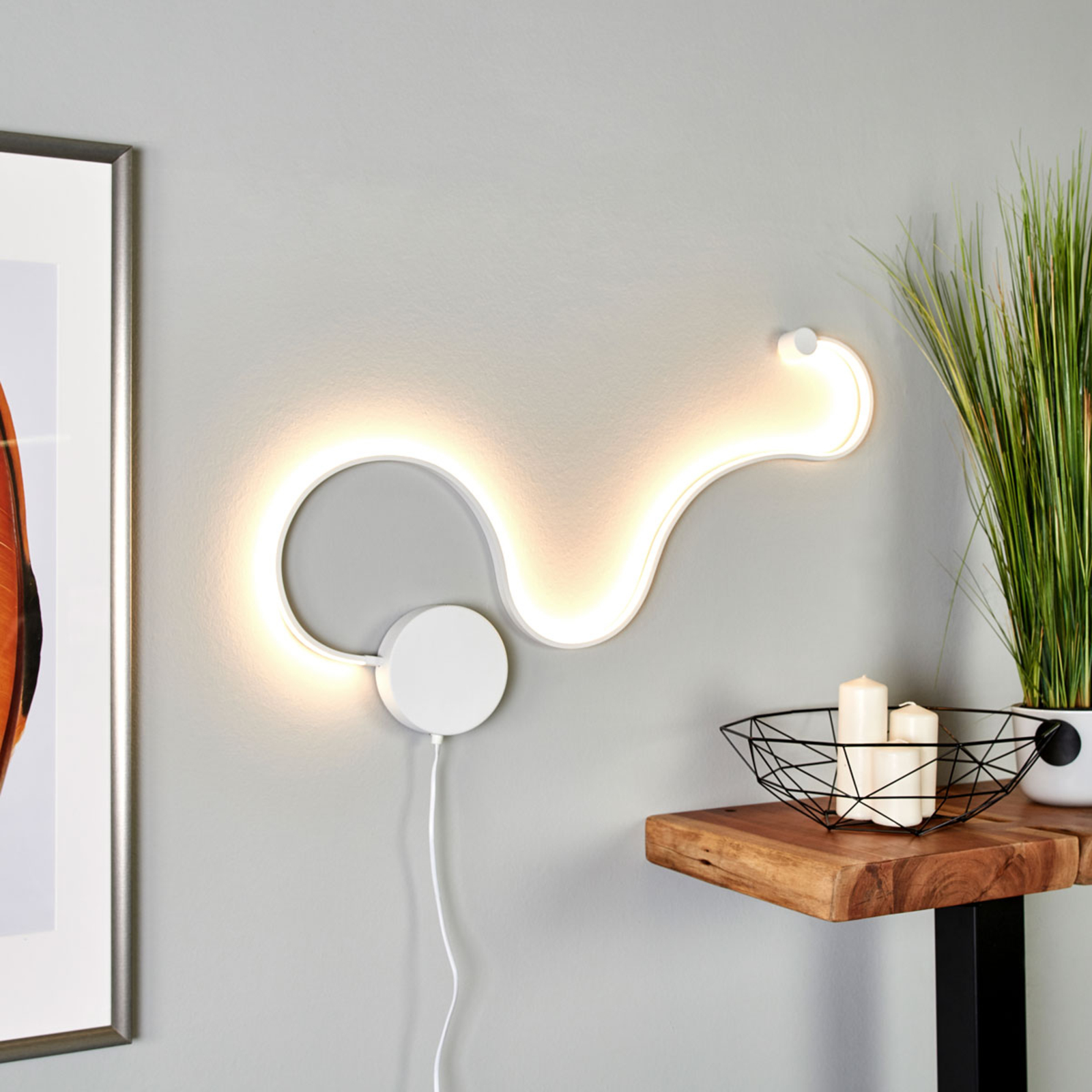 LED-Wandlampe Sandor mit einzigartigem Licht 15W