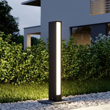 Słupek ogrodowy LED Lirka, ciemnoszary, 2-punktowy