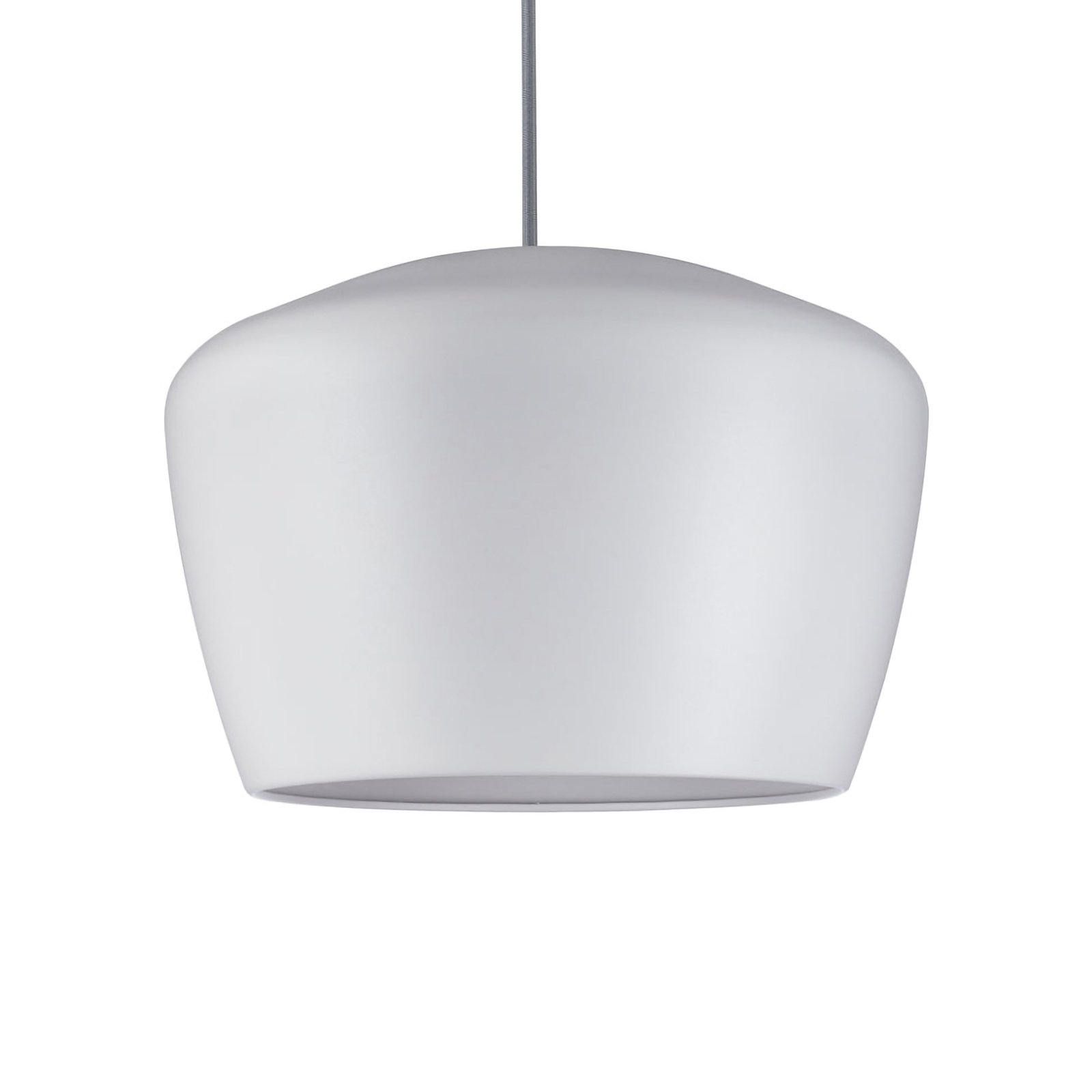 Paulmann lampshade Pom, white, Ø 35 cm, metal