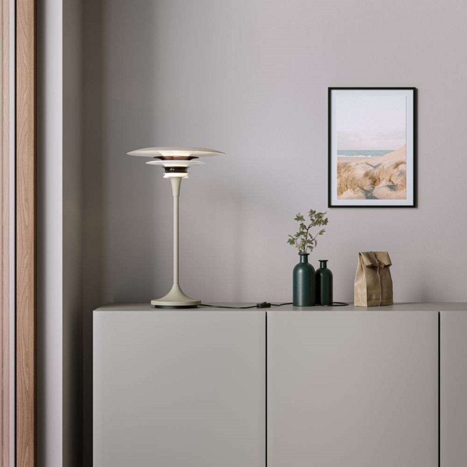 Diablo Lampă de Masă Ø30 Sand/Metallic Bronze - Belid