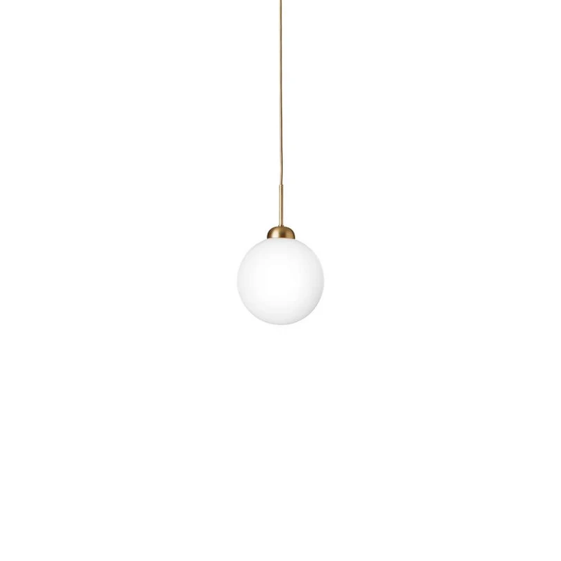 Nuura Aps – Apiales 1 Pendelleuchte Large Brushed Brass/Opal Nuura