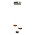 LED-Pendelleuchte Puk Maxx Drop Trio