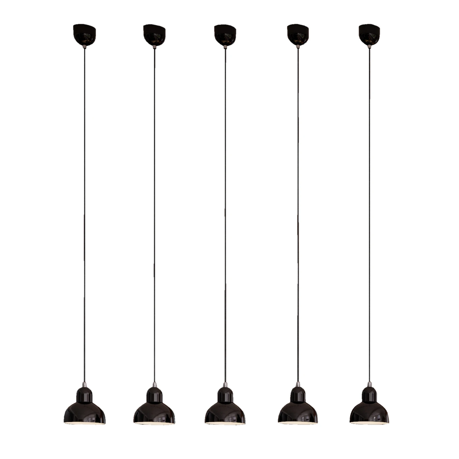 FRITZ HANSEN Kaiser Idell 6722-P Negro brillante