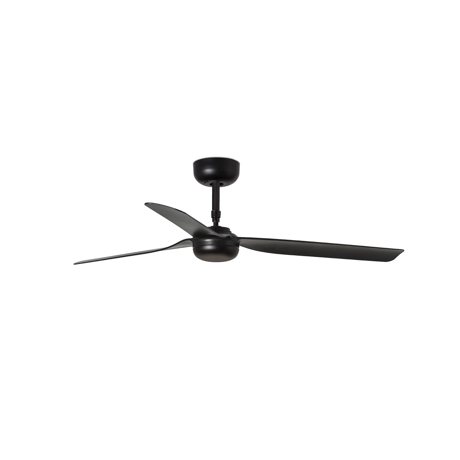 Lubų ventiliatorius „Punt M“, juodas, DC, tylus, 130 cm, su nuotolinio valdymo