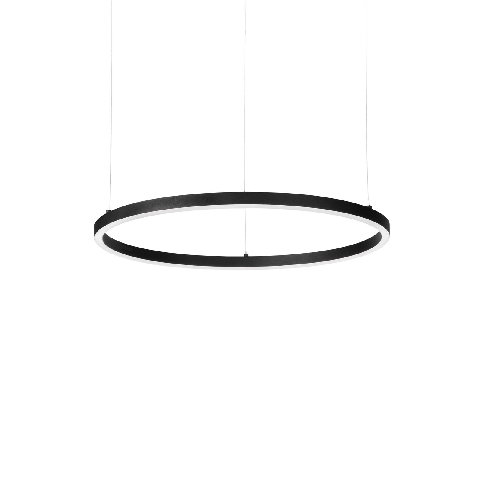 Lámpara colgante LED Ideal Lux Oracle Slim Ø 50 cm negro 3000 K