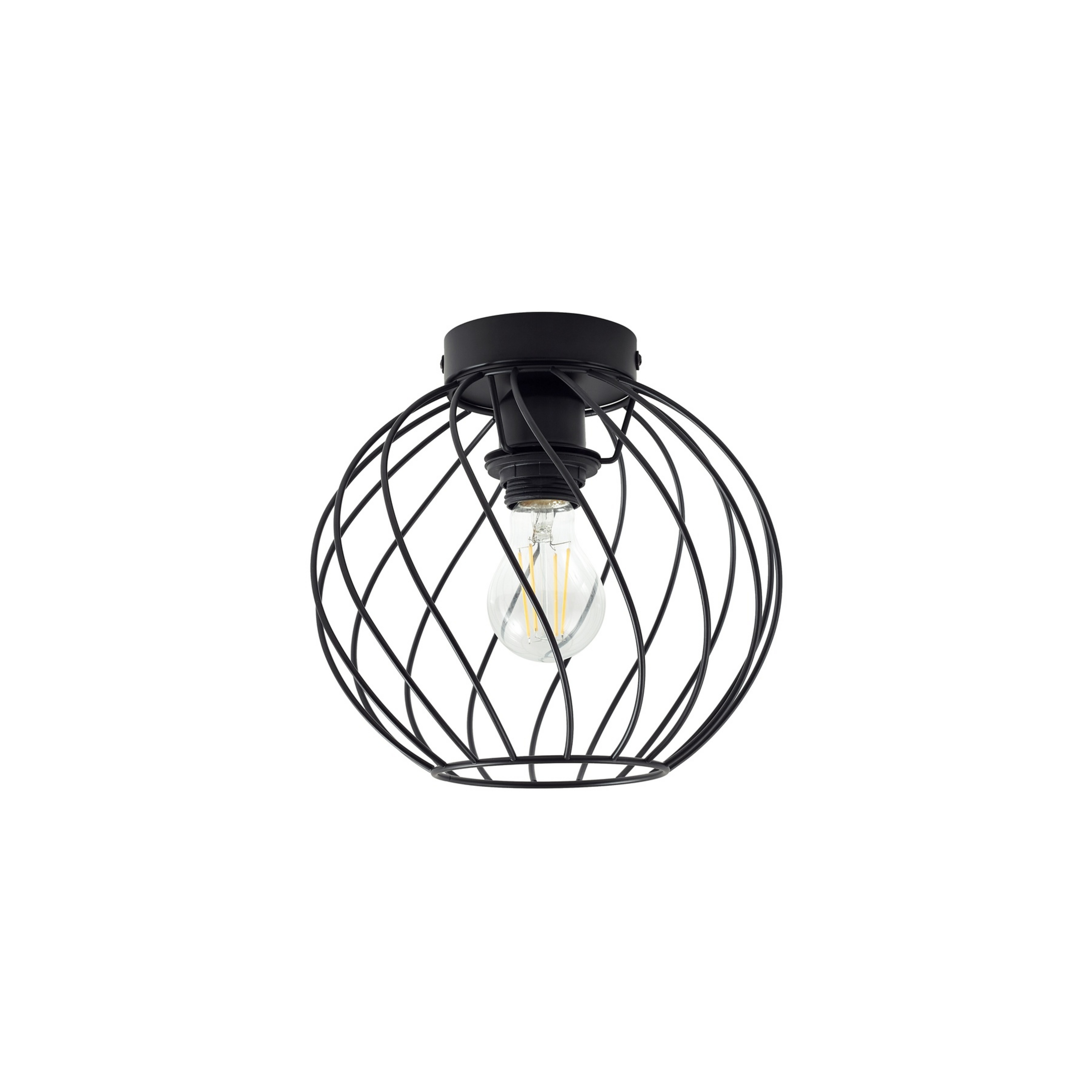 Danika Stropna Lampa Ø25 Crna - Lindby