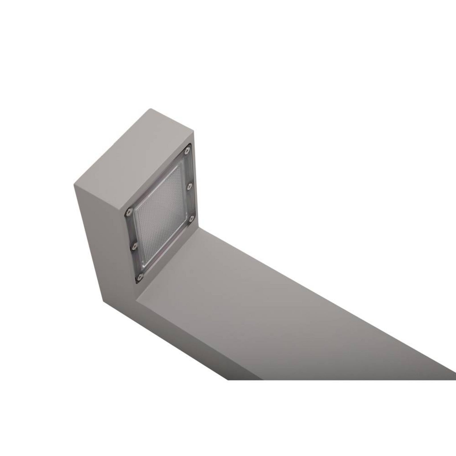 Asker LED-pullert 85 cm, betongrundfæste, aluminium Norlys - Terrasse