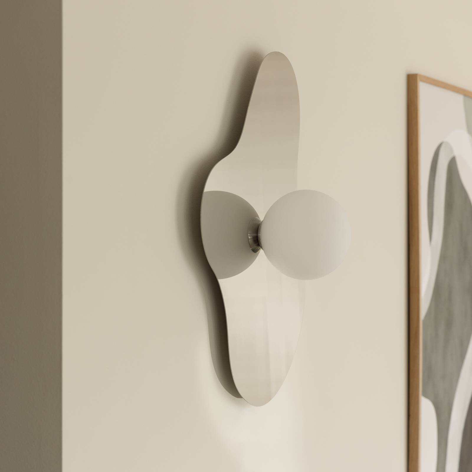 Globen Lighting Wandleuchte ILLUSION, chrom, Glas, 60 cm günstig online kaufen