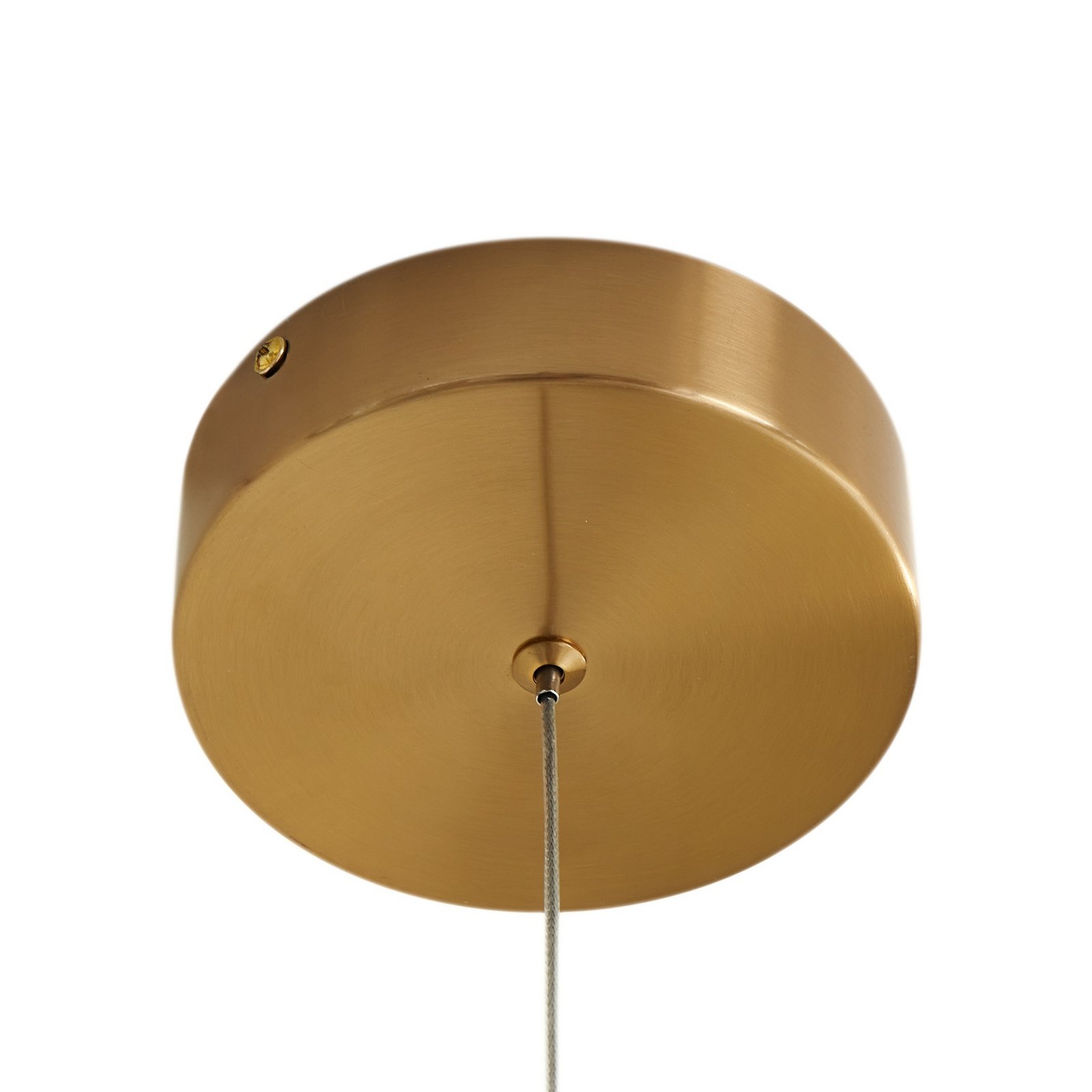 Ismenia LED-Hängeleuchte Ø 11 cm messing einflammig Acryl - Lucande