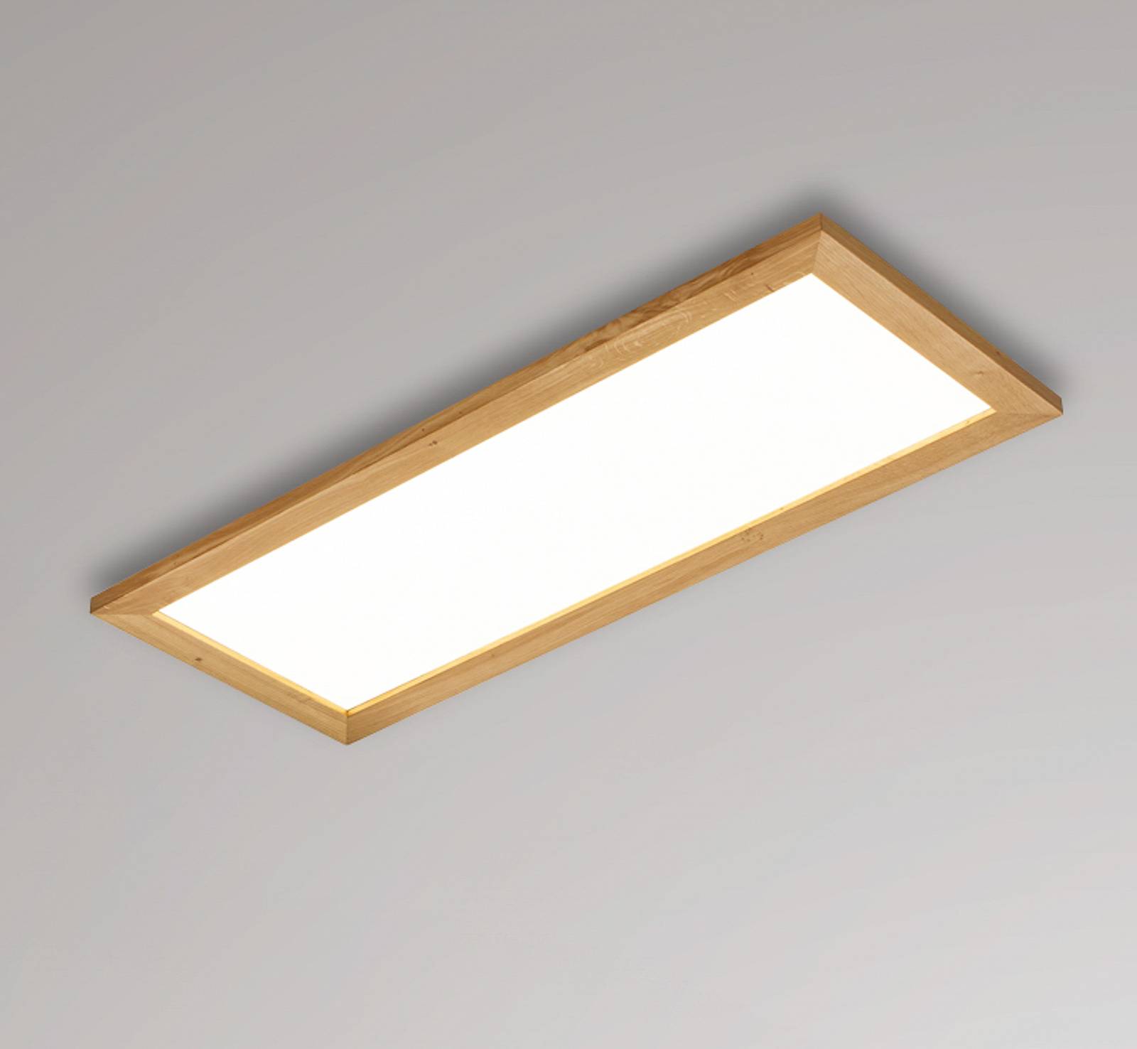 Quitani Aurinor LED-panel naturligt egetræ 86 cm