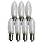 LED vervangingslamp E10 0.2W 2.100K 7-pack