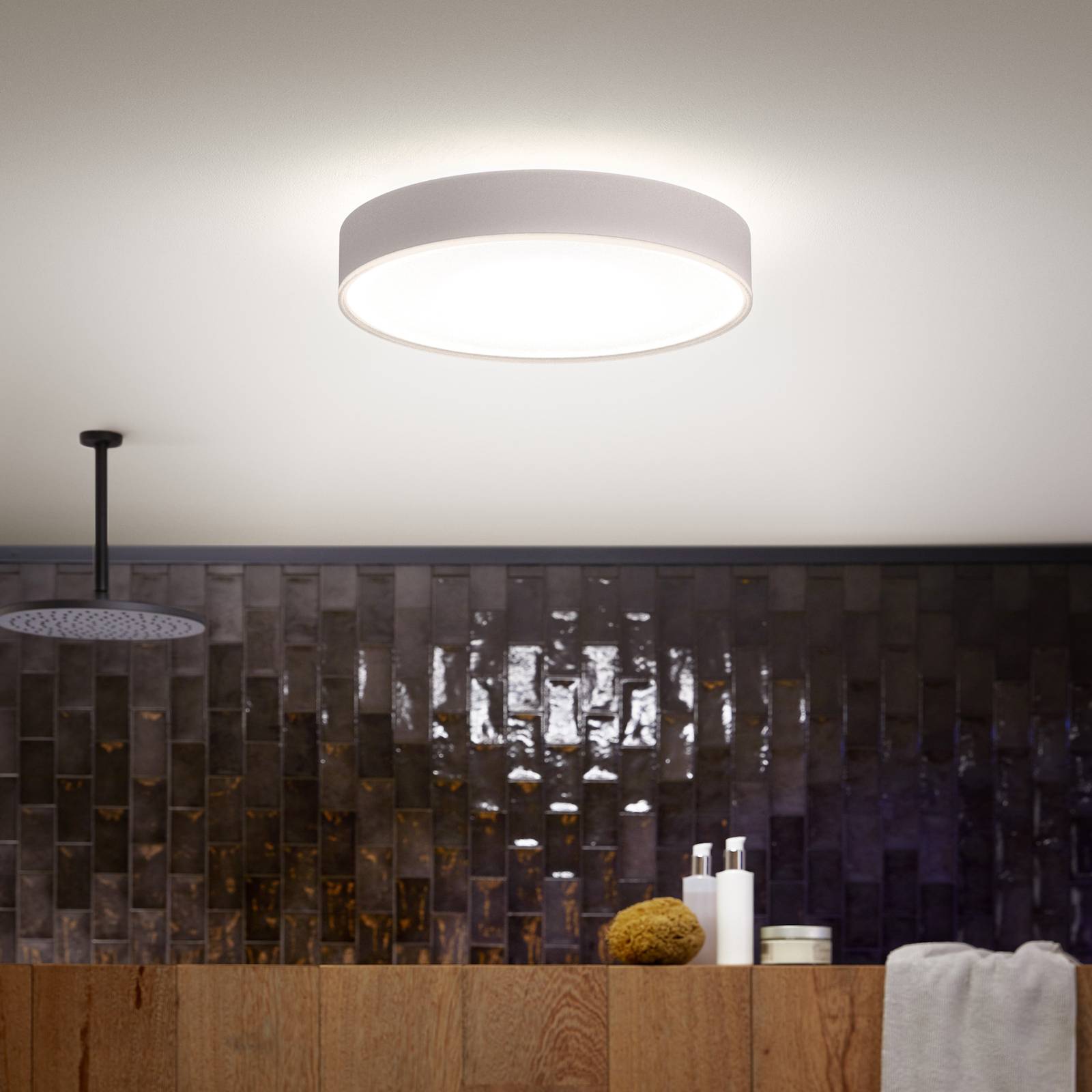 Photos - Chandelier / Lamp Philips Hue Devere LED ceiling light white, 42.5cm 
