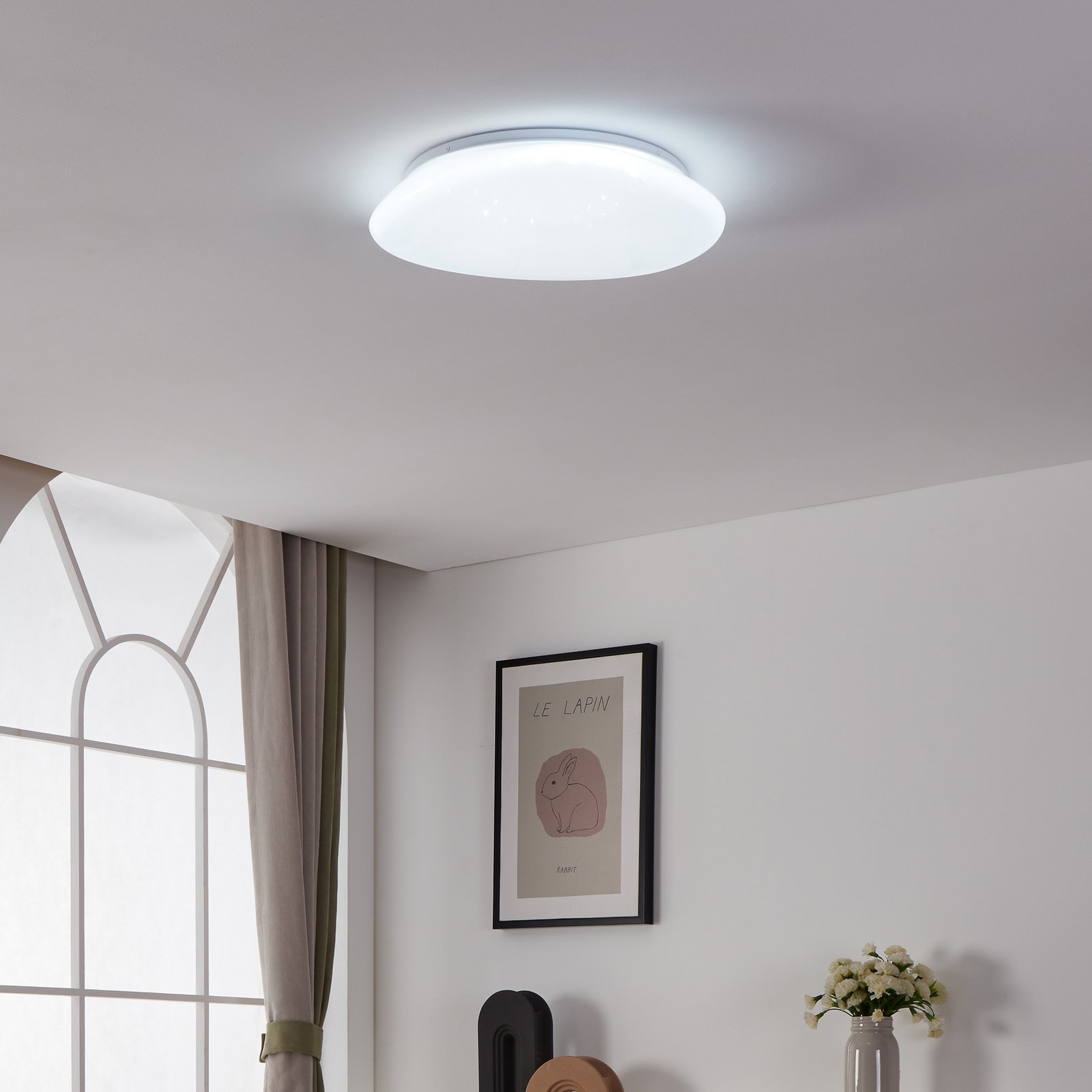 EGLO connect Sileras-Z LED-taklampe Ø43cm