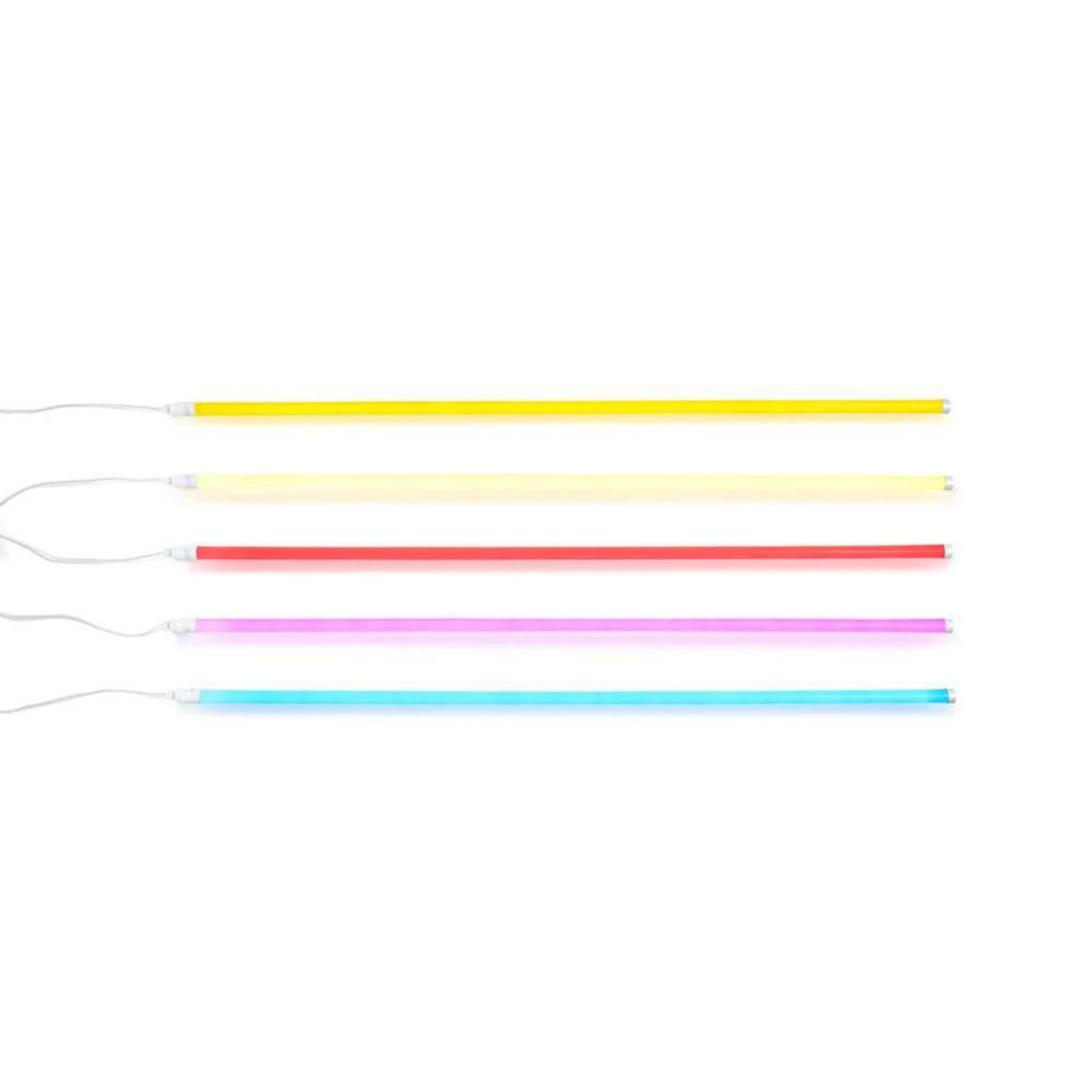 Amploule tubulaire LED HAY Neon Tube, jaune, PVC, longueur 1,5 m, fiche