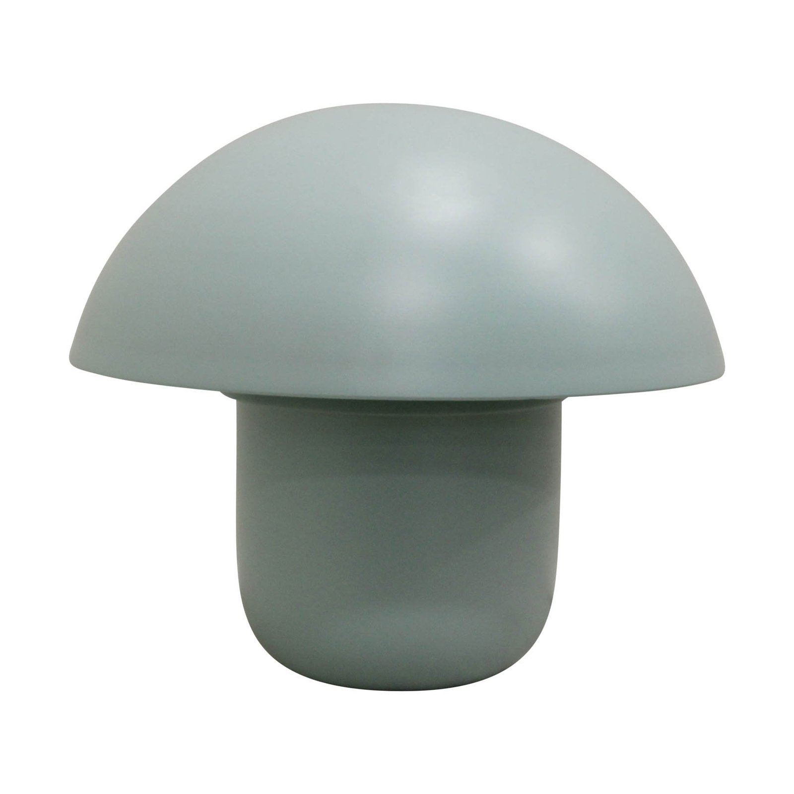 KARE Tischlampe Mushroom, grün, Stahl, Höhe 27 cm