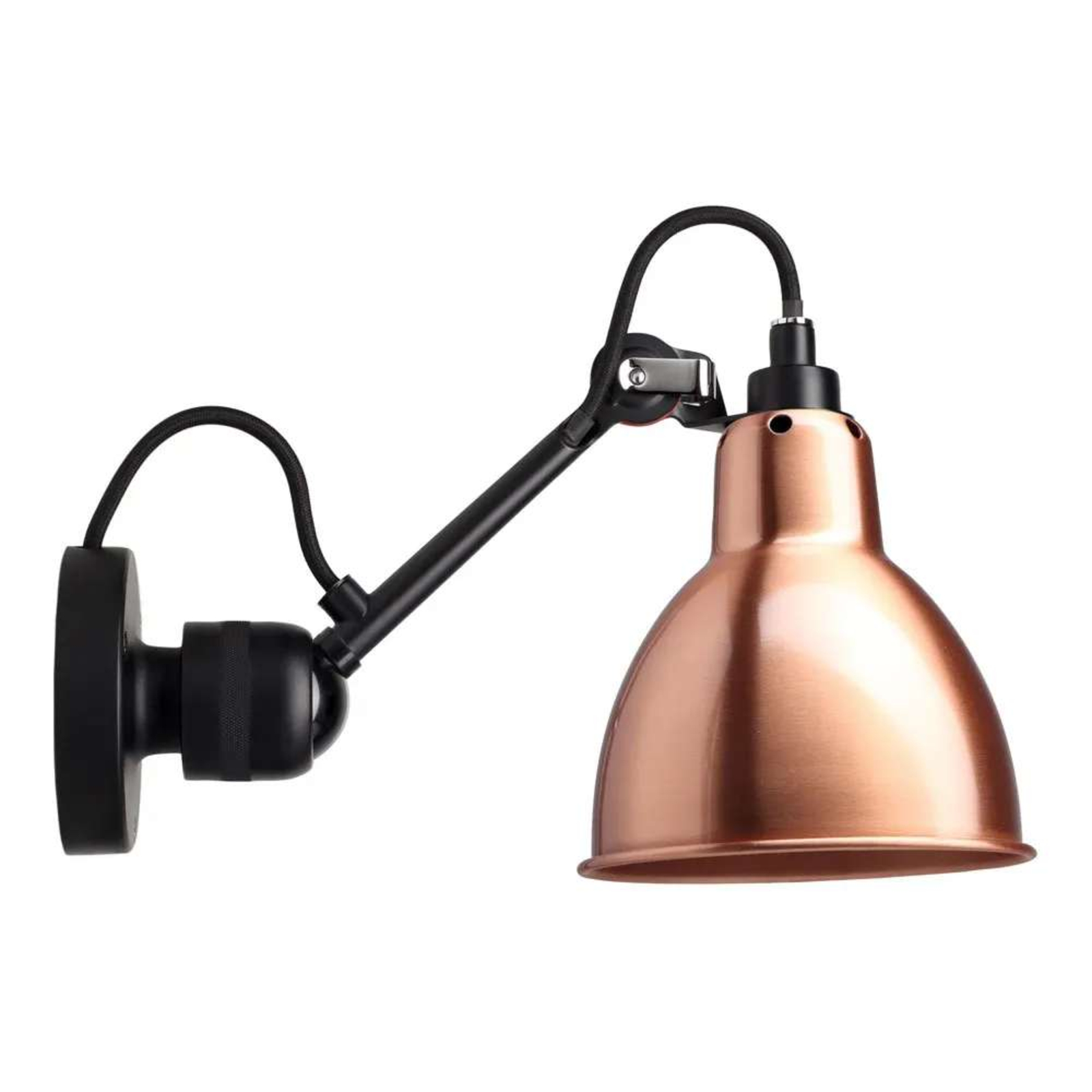 304SW Aplică de Perete Black/Copper/White - Lampe Gras