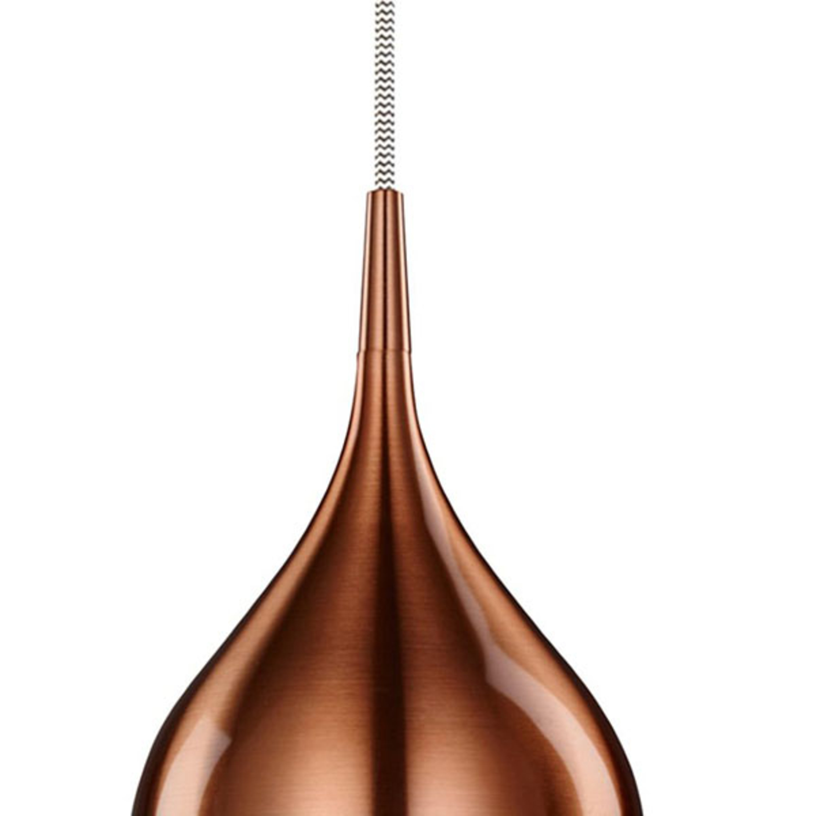 Lampă suspendată vibrantă Ø 12 cm, roz metalizat