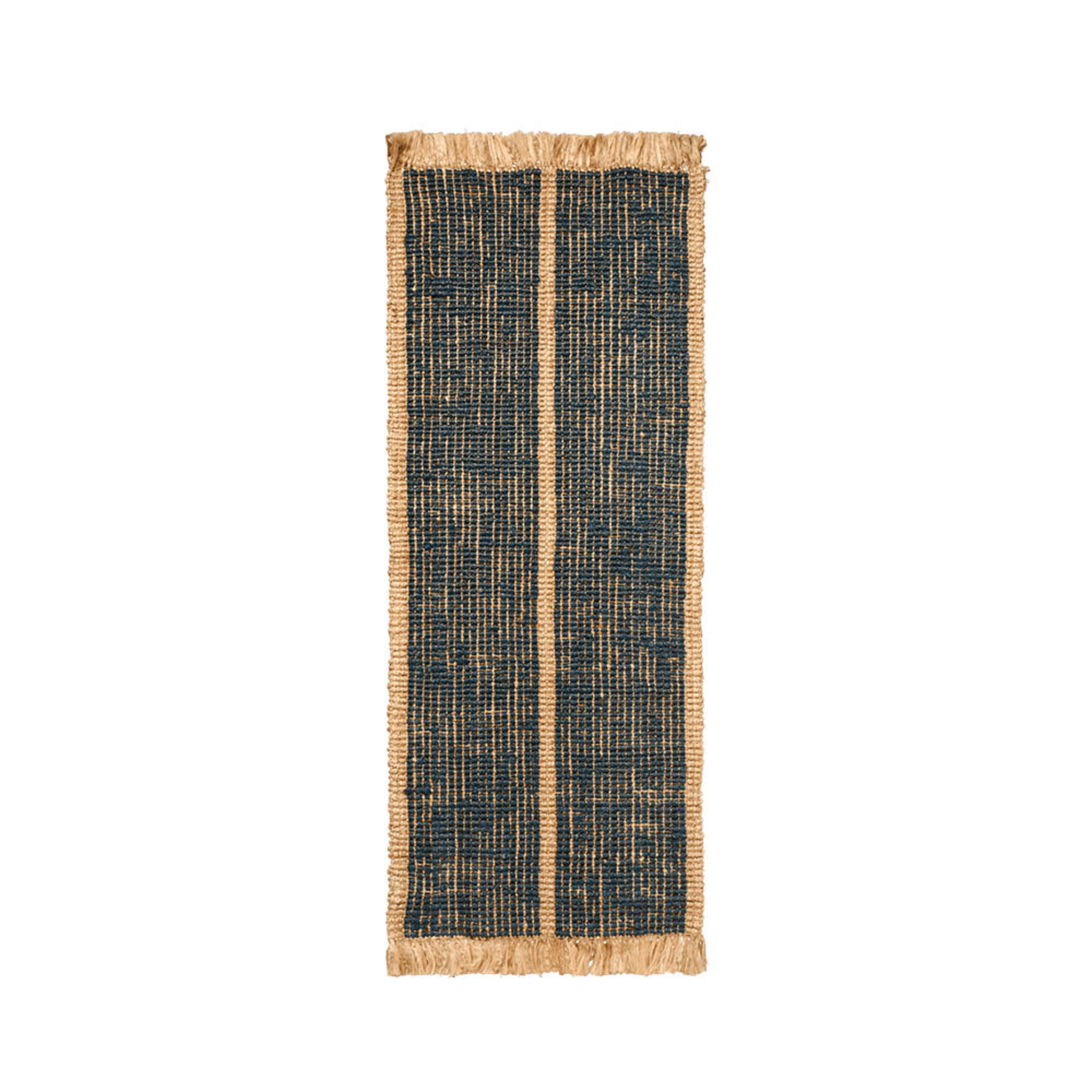 Athens Stripes Tapis 80x200 Natural/Ink Blue - Ferm Living