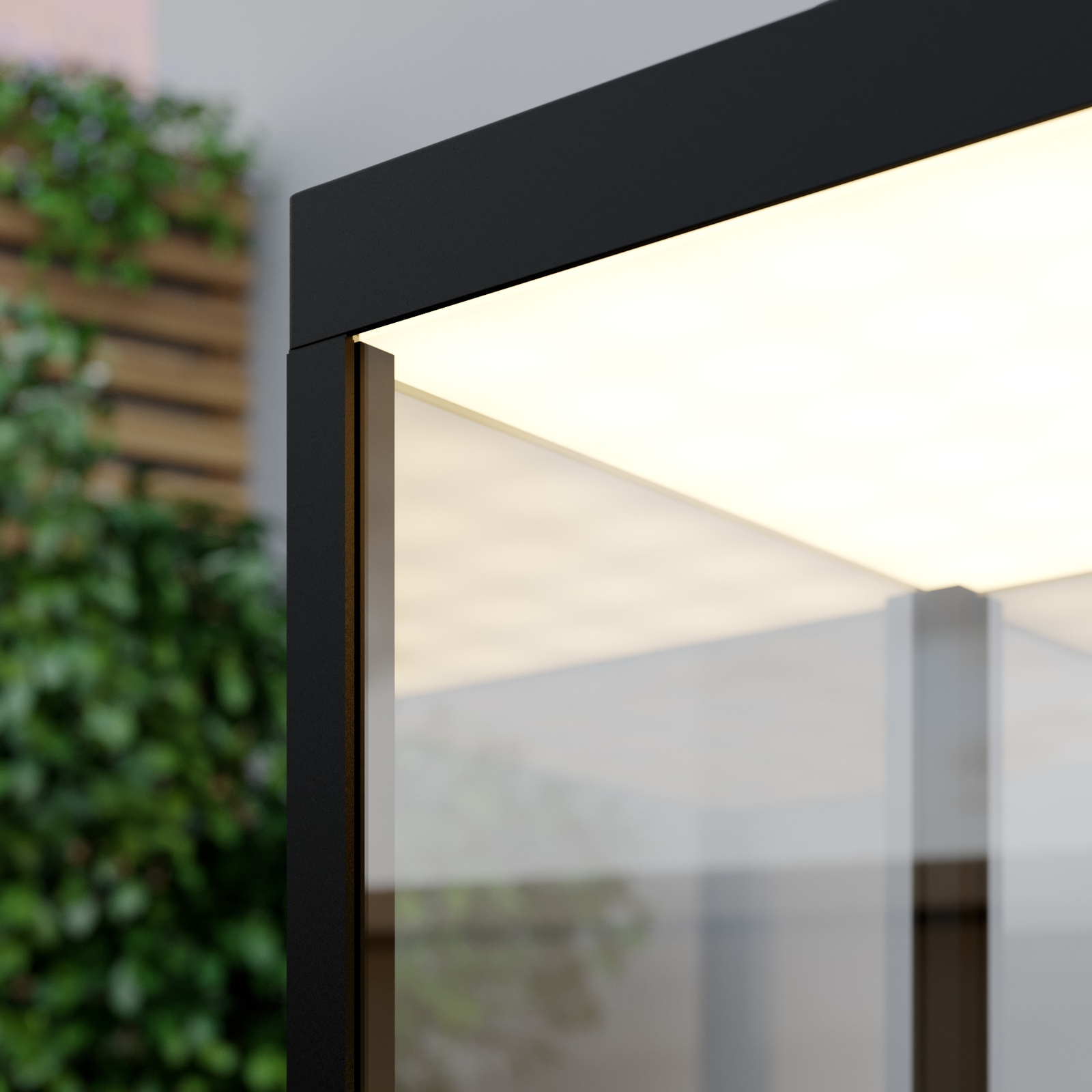 LED tafellamp Cube voor buiten, oplaadbaar