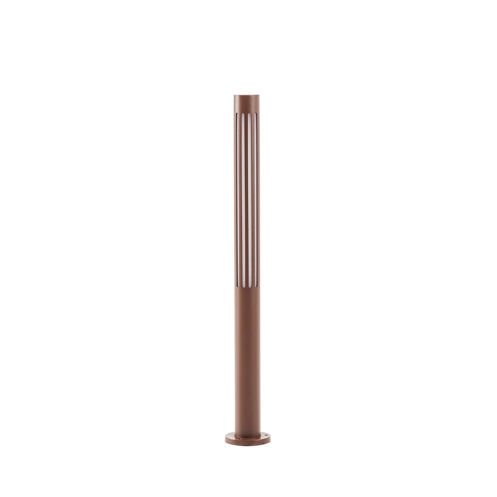 Lindby LED φωτιστικό διαδρόμου Fjorya, ύψος 60 cm, καφέ, IP65